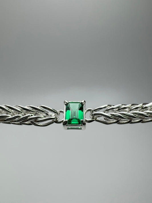 Emerald Foxtail Bracelet