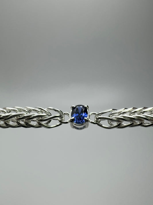 Sapphire Foxtail Bracelet